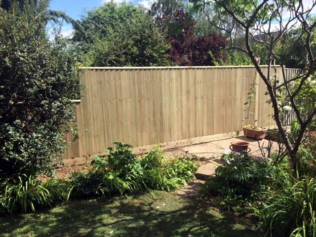 Close board fencing Eynsham